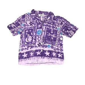 Vintage Style Purple Top